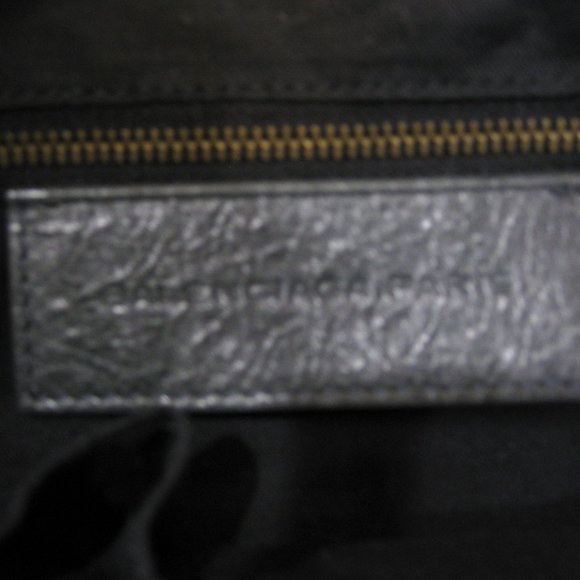 BALENCIAGA Gray Anthracite Town Crossbody Leather Bag - Picture 3 of 15